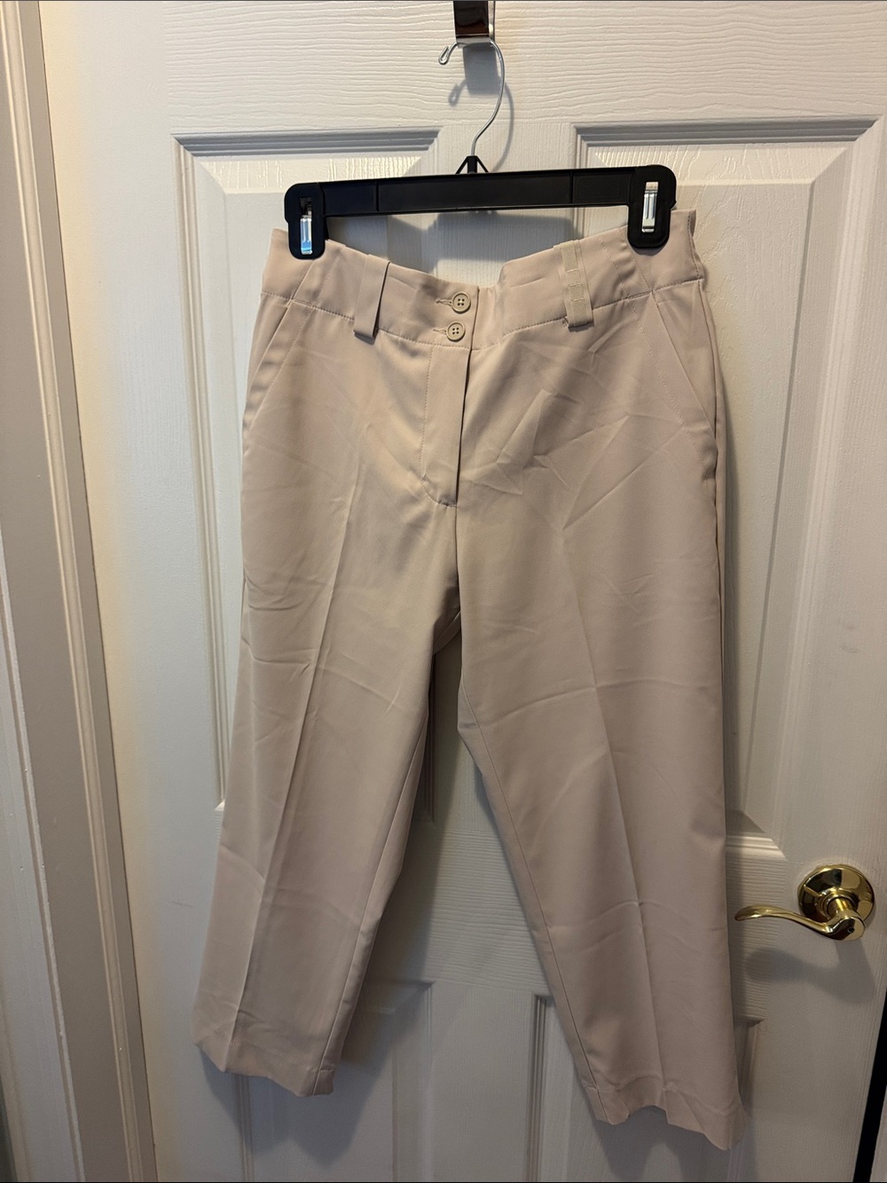 Nike Women's Cropped Dress Pants - Light Beige